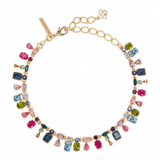 Cleaned necklace on white background