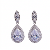 Clear-stone earrings, text removal retry
