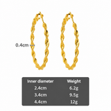 English-labelled jewellery size chart