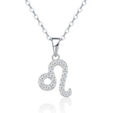 Sterling Silver Zodiac Moissanite Necklace