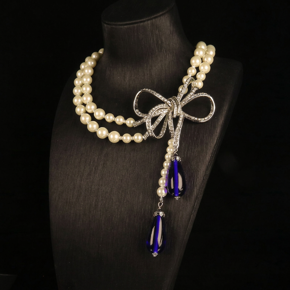 Necklace photo with text removal