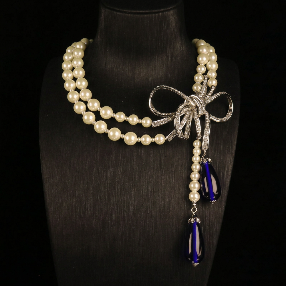 Necklace photo with text removed