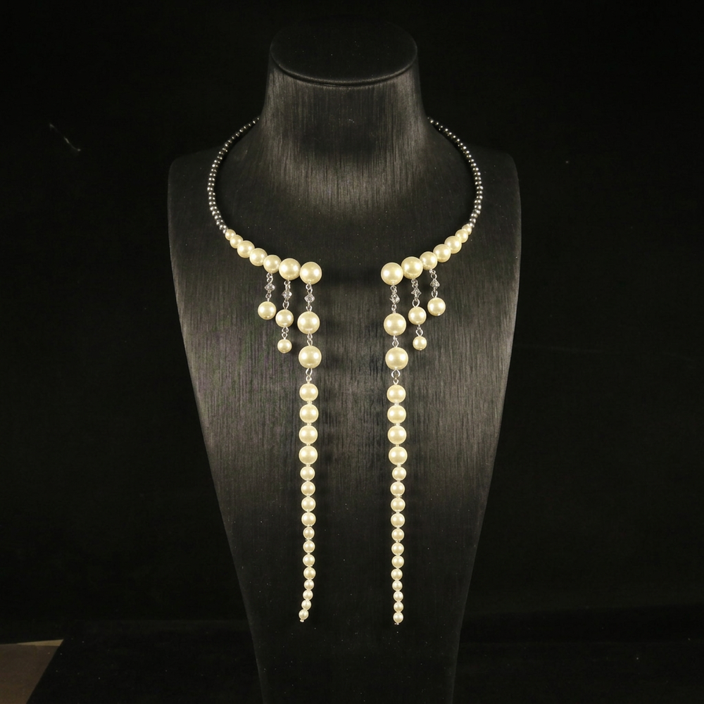 Necklace photo with text removed