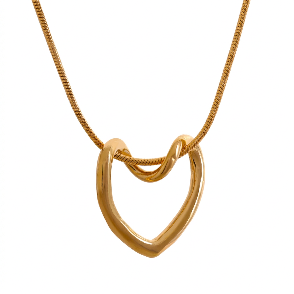 Necklace with the logo removed